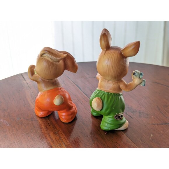 CHOOSE Vintage Josef Originals bunny figurine, bunny hutch series brown rabbit - Picture 5 of 9